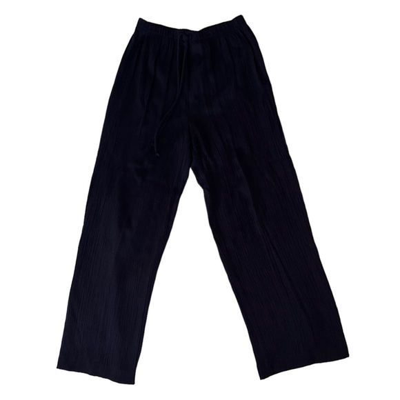 Vintage Northern Traditions Dark Navy High Waisted Palazzo Pants Size S - Picture 3 of 6